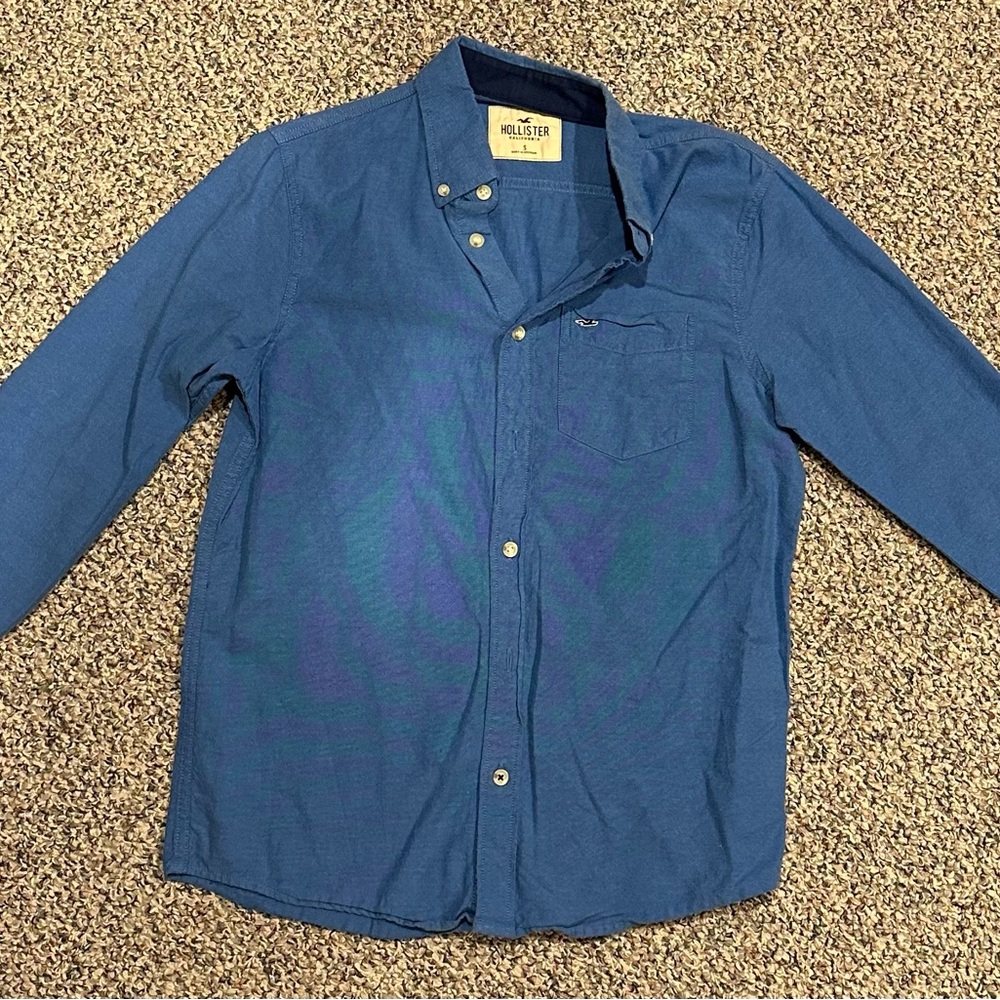 Men’s Hollister Casual Collared Button Down Shirt - Size Small